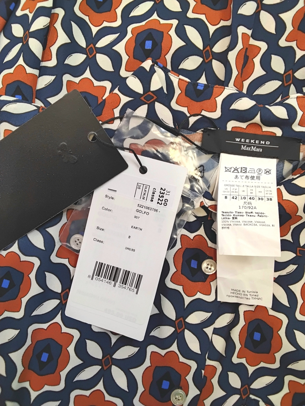 Weekend Max Mara GOLFO Dress NWT - Picture 9 of 10